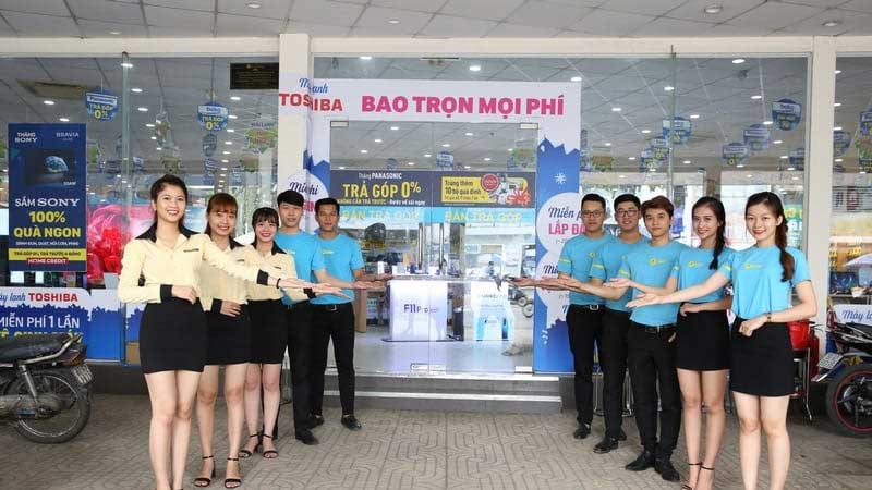 Màu sắc chủ đạo của đồng phục công ty Điện Máy Xanh