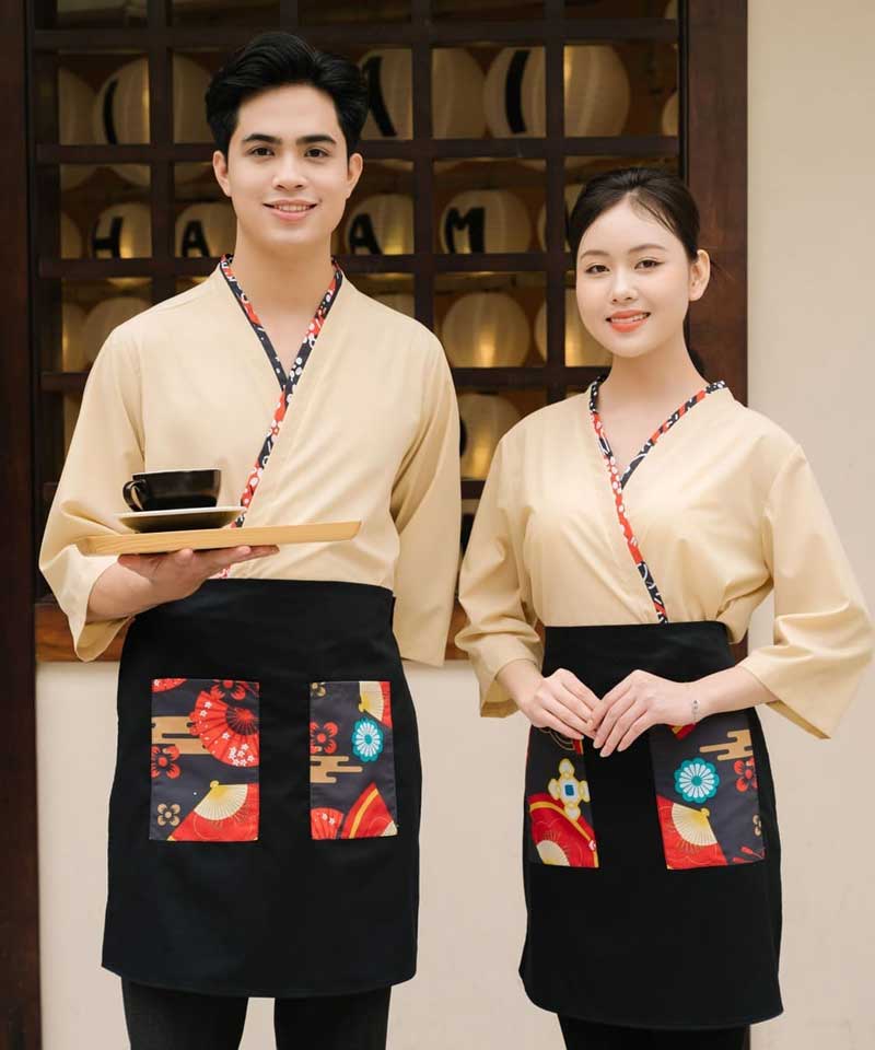 Mẫu đồng phục nhà hàng Nhật Bản