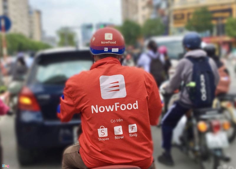 Mũ đồng phục shipper Nowfood
