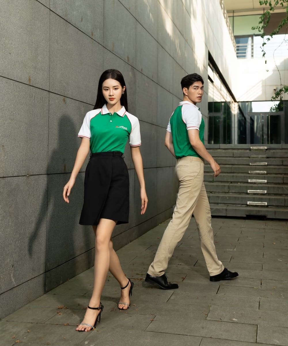 Áo thun có cổ ngân hàng VPBANK ngắn tay form Regular Fit - Ảnh 2
