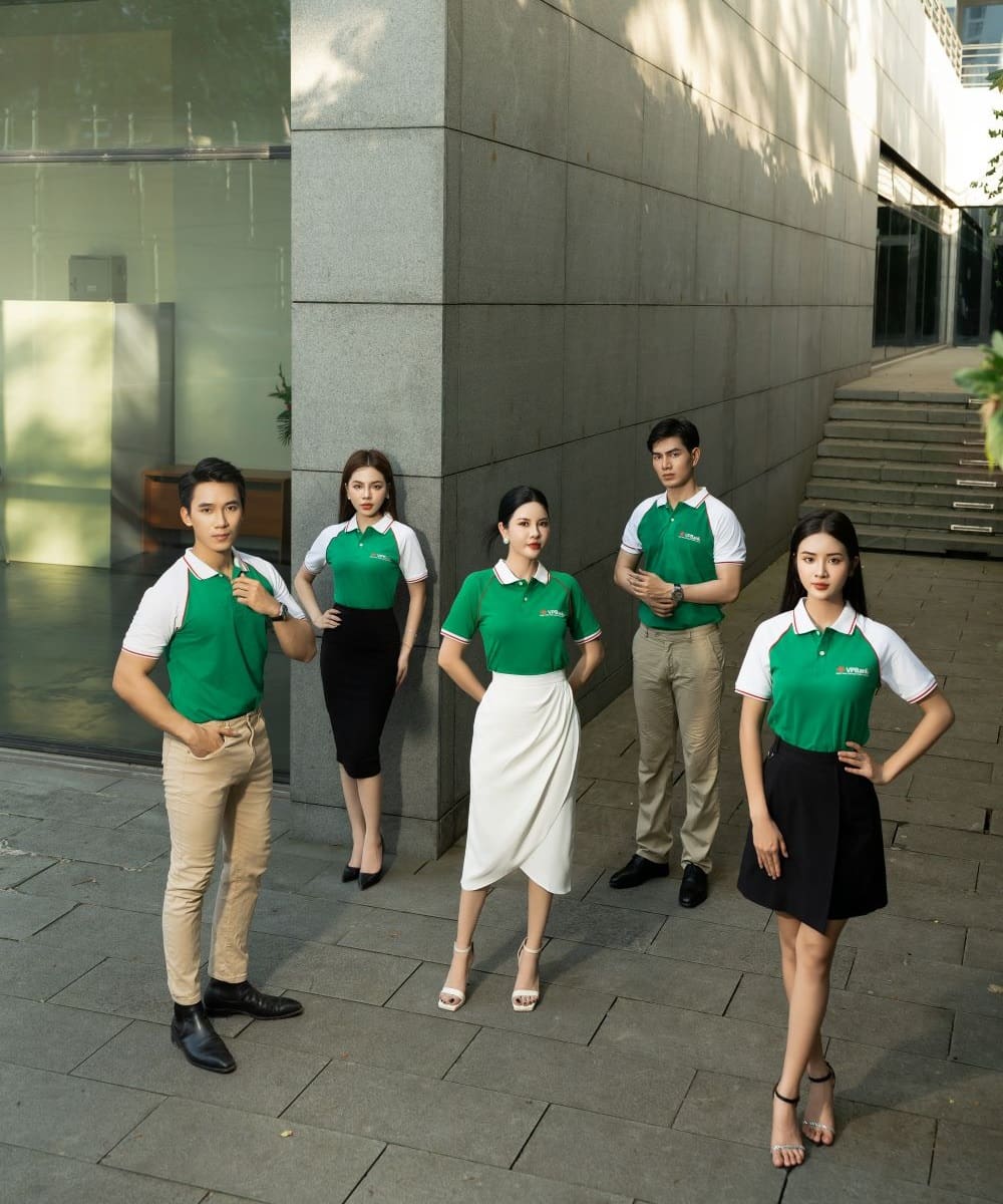 Áo thun có cổ ngân hàng VPBANK ngắn tay form Regular Fit - Ảnh 3