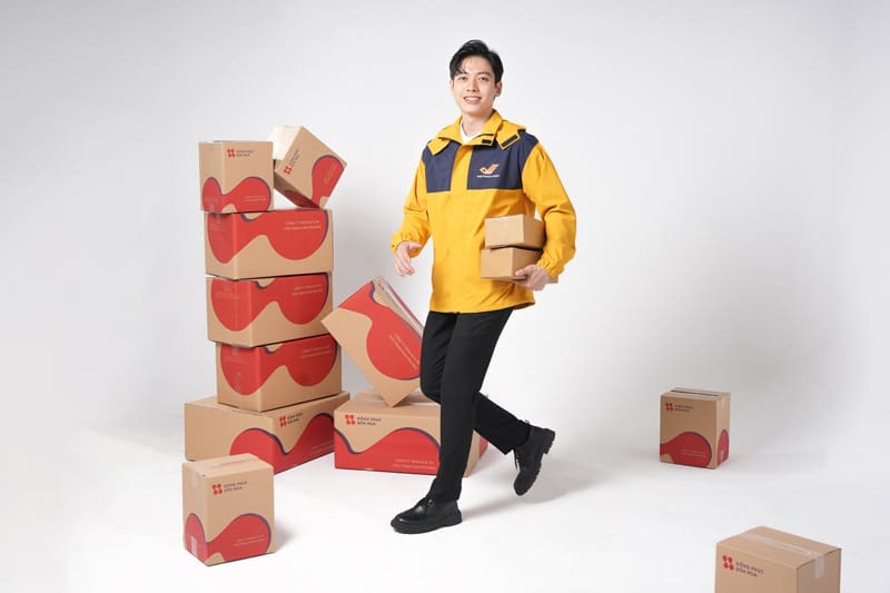 Chất lượng vải may áo khoác đồng phục VietNam Post