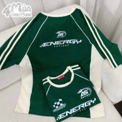 Màu sắc mẫu áo đồng phục lớp Racing màu xanh