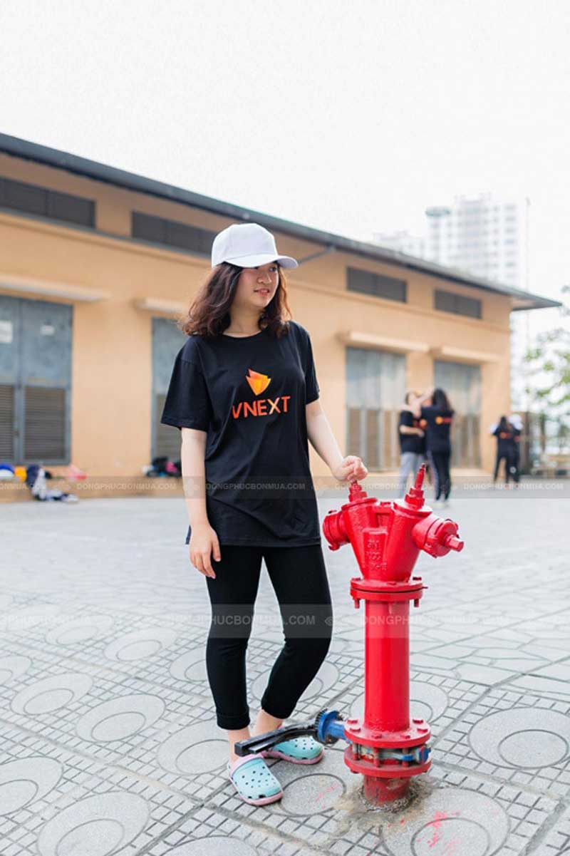 Thiết kế đồng phục lớp áo phông cổ tròn