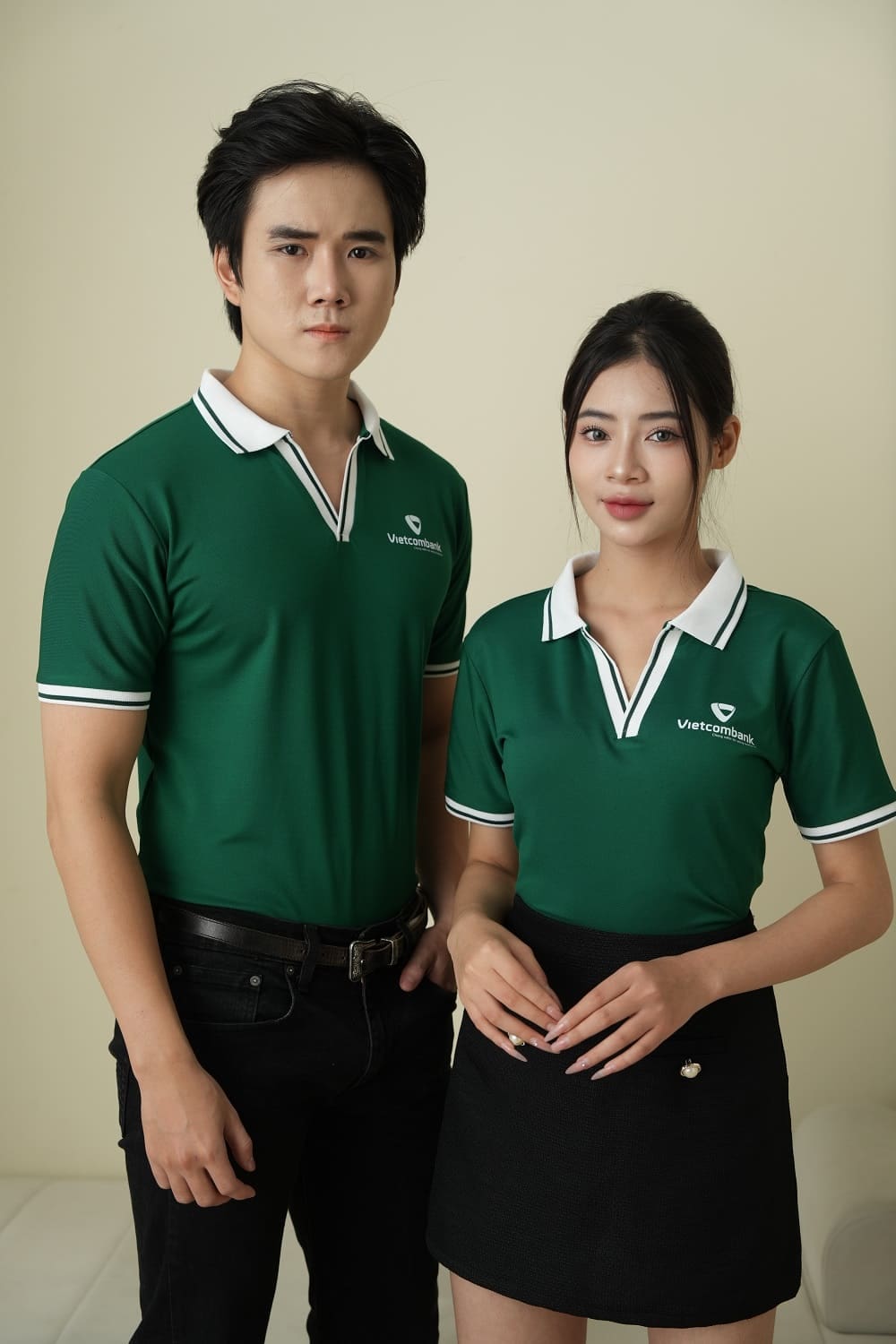 Áo thun doanh nghiệp ngân hàng Vietcombank chất liệu thoáng mát - Ảnh 8