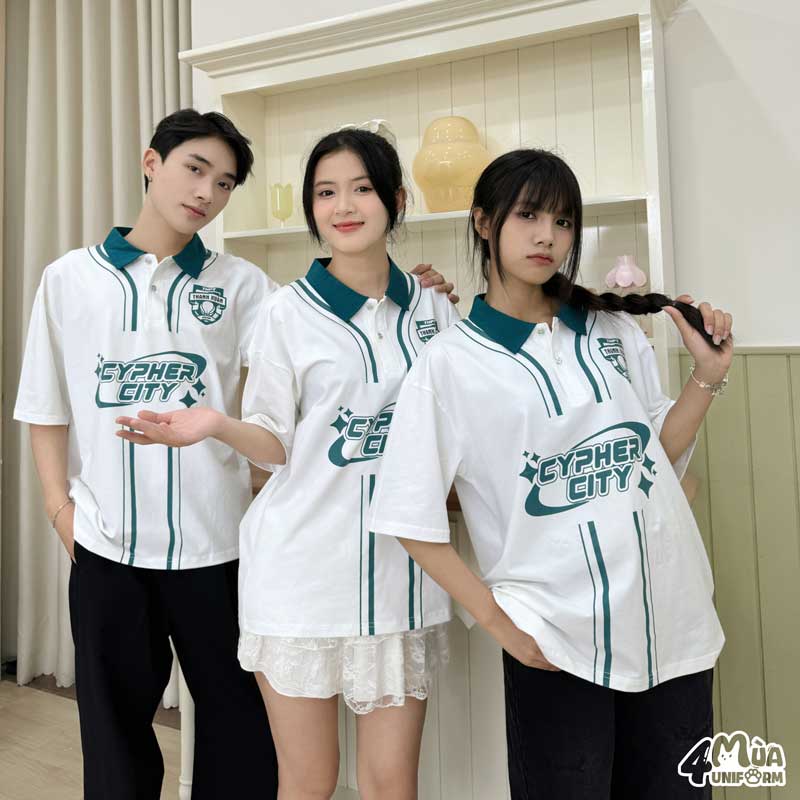 Chất liệu vải may cao cấp đồng phục áo lớp Connect
