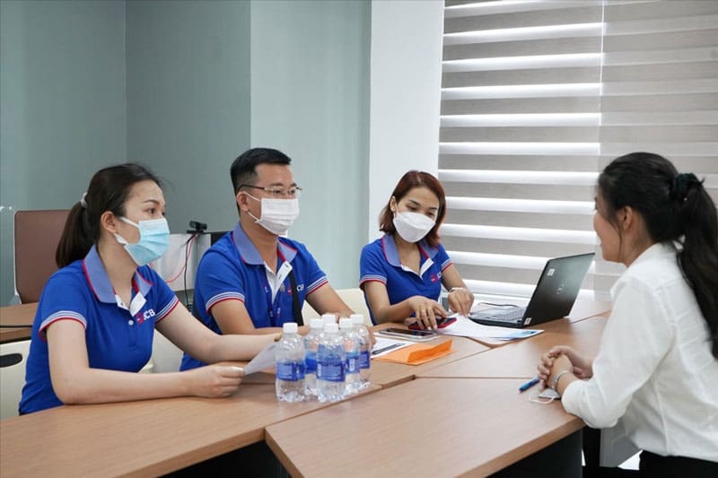 Áo polo đồng phục ngân hàng Sacombank