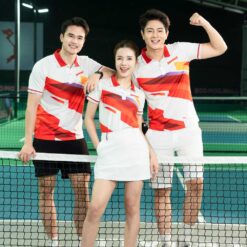 Mẫu áo pickleball in logo theo yêu cầu