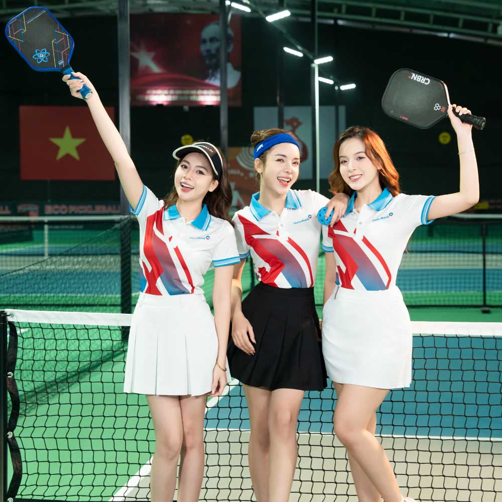 Mẫu đồng phục PickleBall ngân hàng Vietinbank