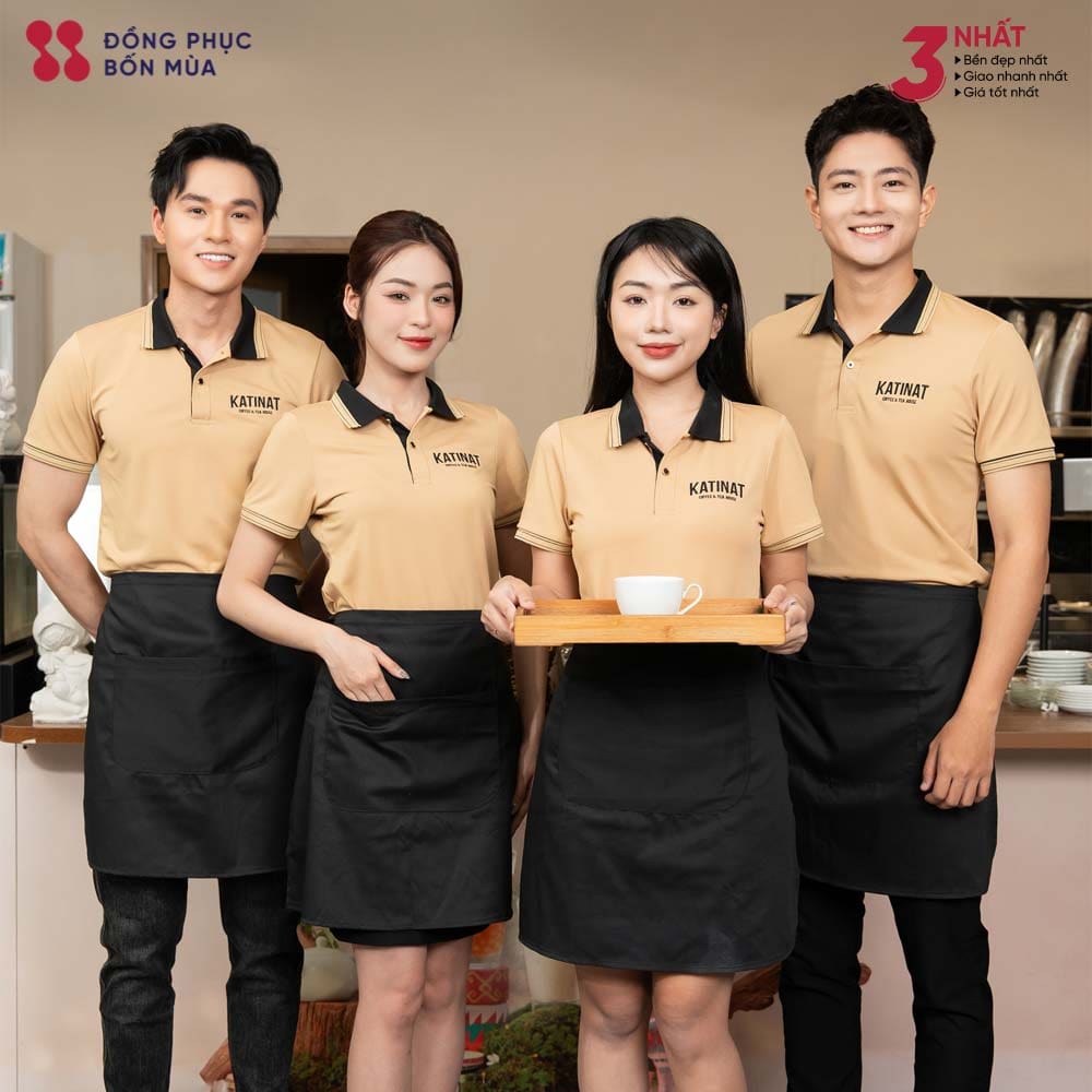Mẫu đồng phục quán cafe Katinat