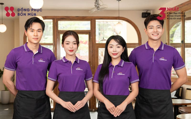 Tính ứng dụng của mẫu áo đồng phục cổ bẻ thương hiệu Citi Beer