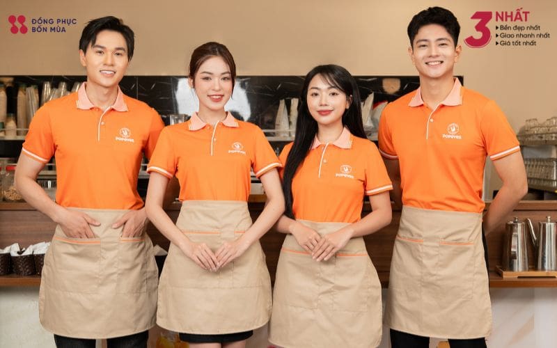 Logo cần đặt đúng chỗ: Ngực trái, lưng hoặc tay áo