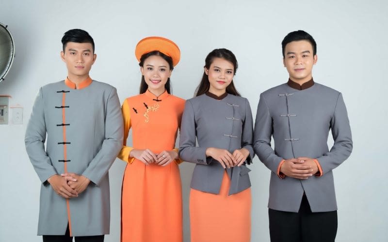 Đồng phục lễ tân và thu ngân