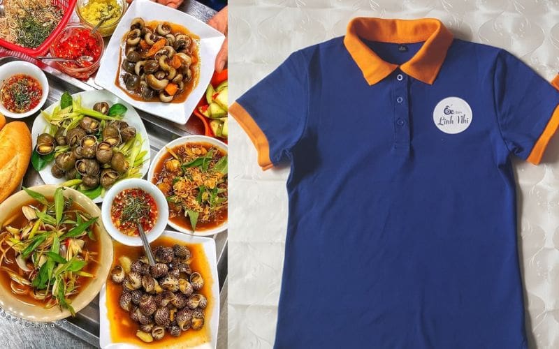 Đặc thù môi trường quán ốc và yêu cầu về thiết kế đồng phục