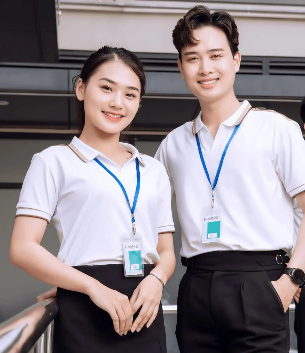 Mẫu áo đồng phục công ty su học thiết kế đơn giản