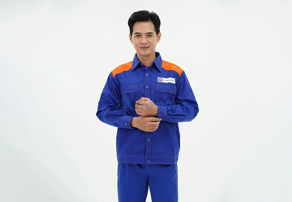 Mẫu đồng phục nhân viên xăng dầu bền đẹp giá tốt