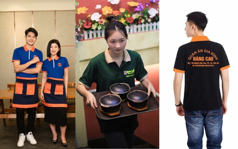 Những quán cơm đã đặt may áo đồng phục tại Đồng Phục Bốn Mùa