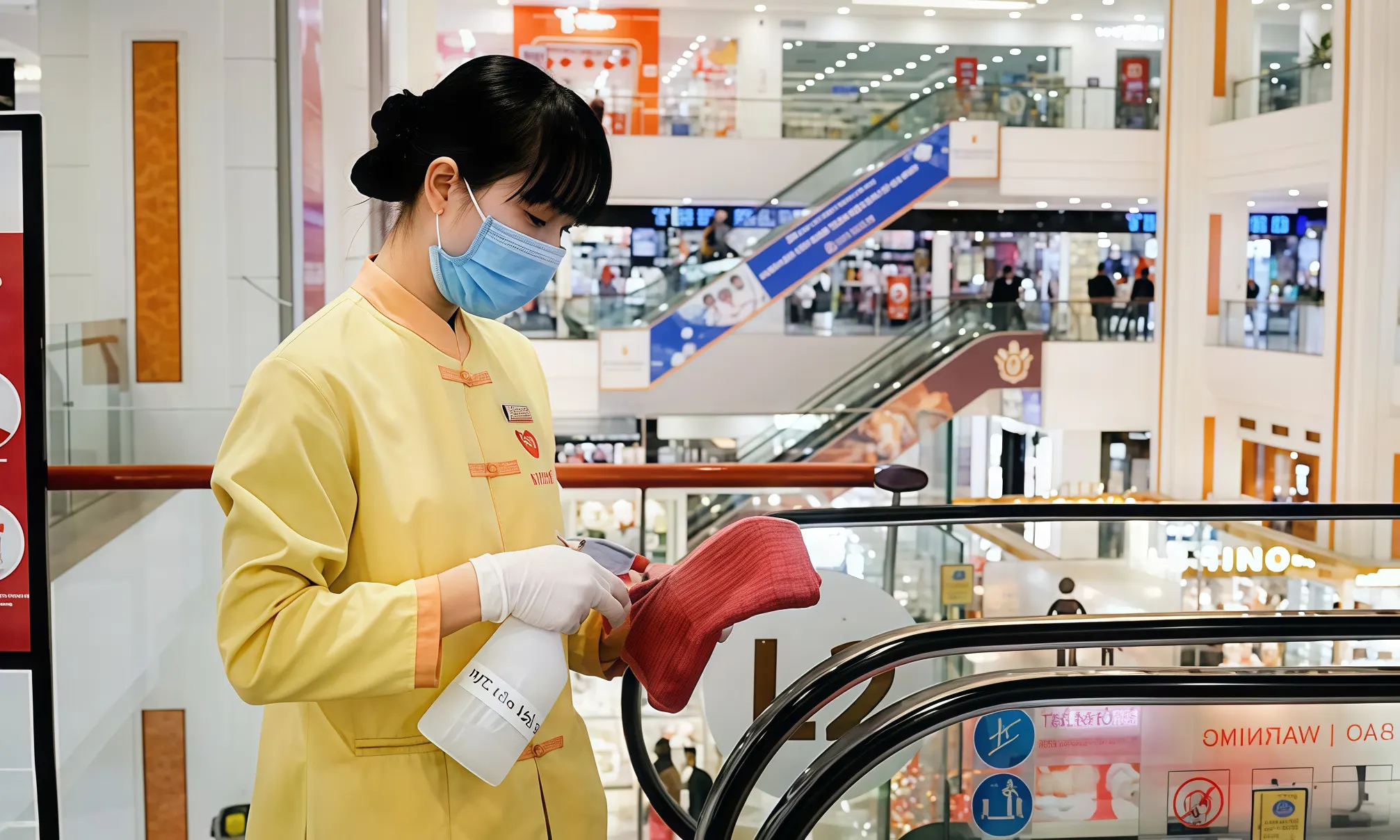 Mẫu đồng phục bộ phận vệ sinh
