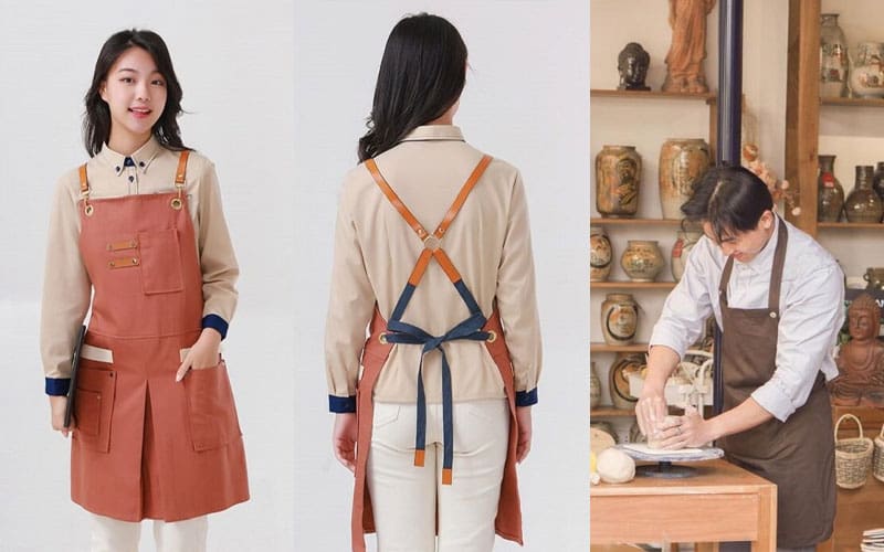 Đồng Phục Bốn Mùa - Xưởng may tạp dề xưởng gốm giá rẻ, đẹp, bền, uy tín