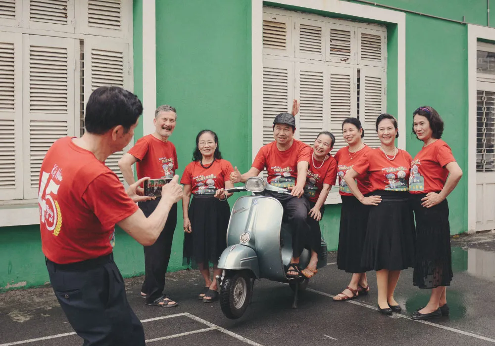Mẫu đồng phục họp lớp 45 năm