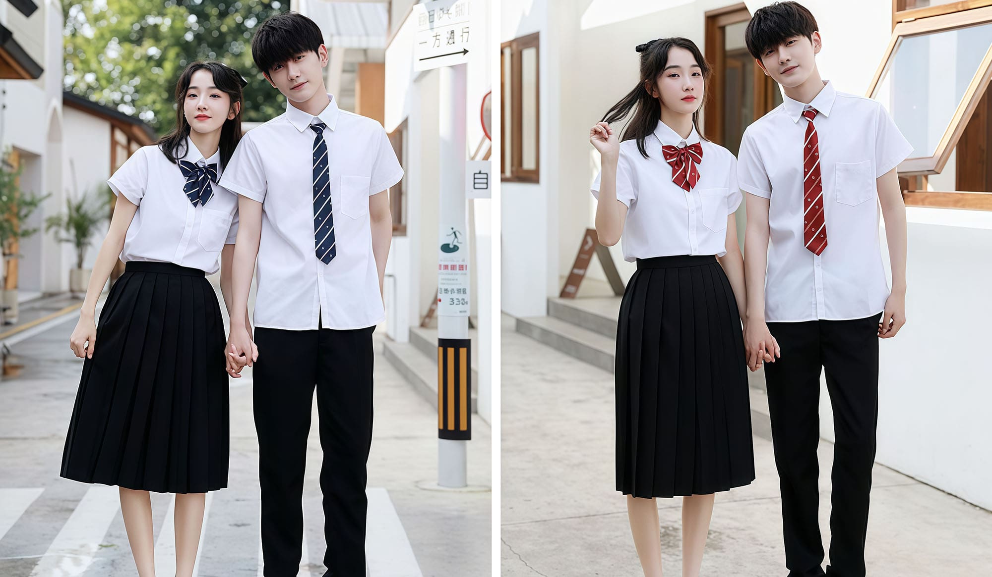 Chất liệu vải may áo sơ mi đồng phục học sinh