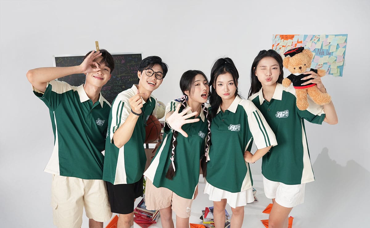 Mẫu đồng phục học sinh cấp 3 tại Đồng Phục Bốn Mùa