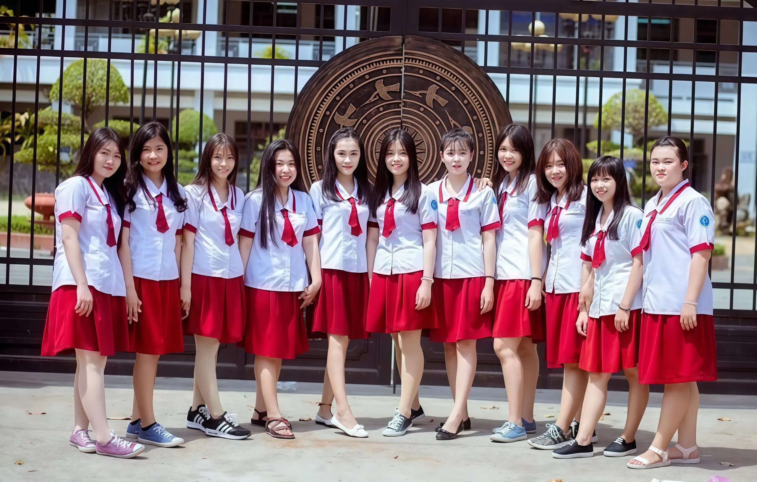 Mẫu váy đồng phục học sinh