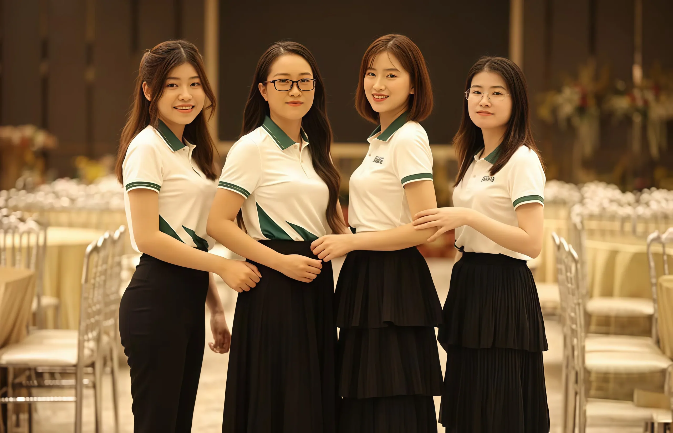 May Đồng Phục Trung Tâm Tiếng Trung Chuẩn Nhận Diện | Giá Rẻ