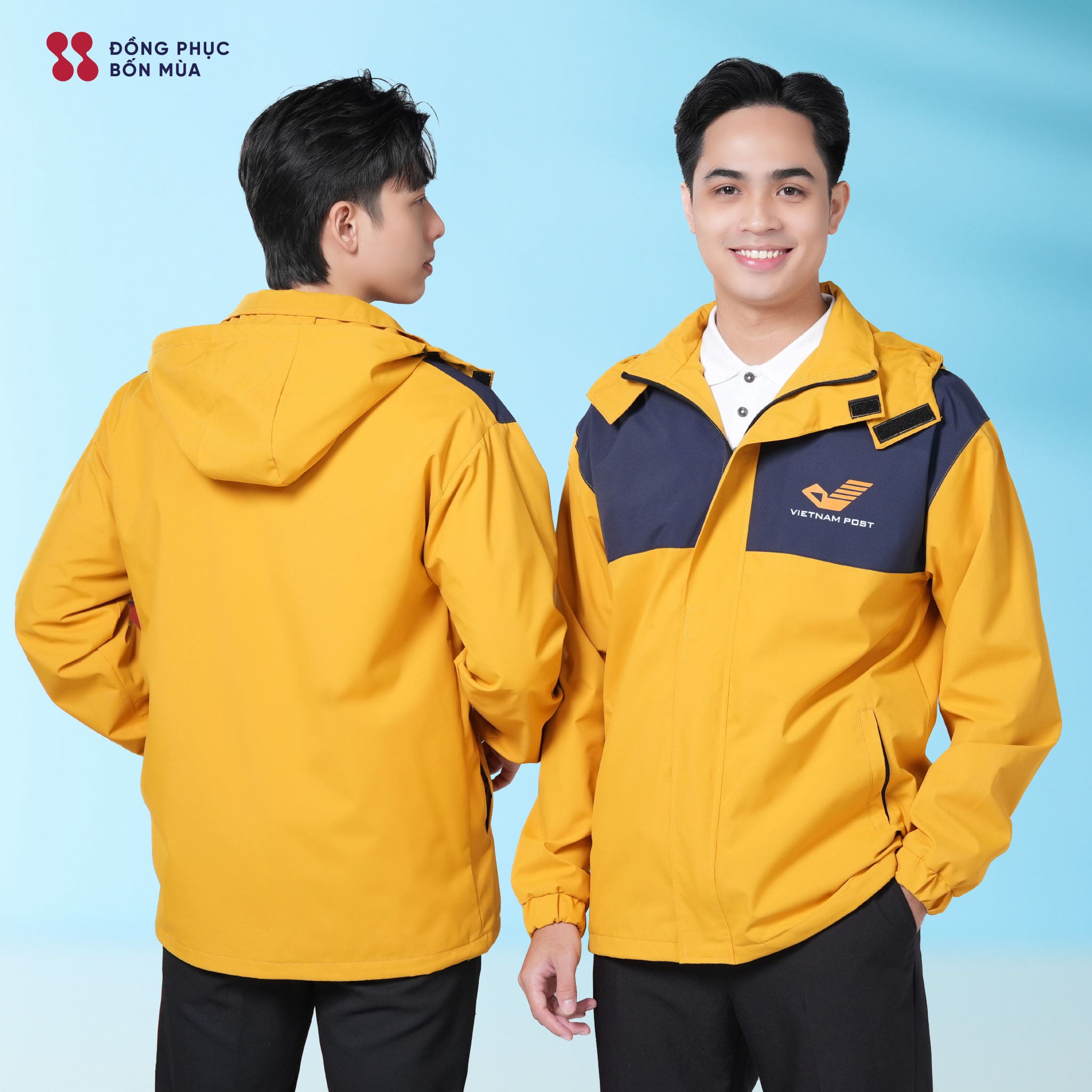 Mẫu khoác gió đồng phục mùa đông công ty