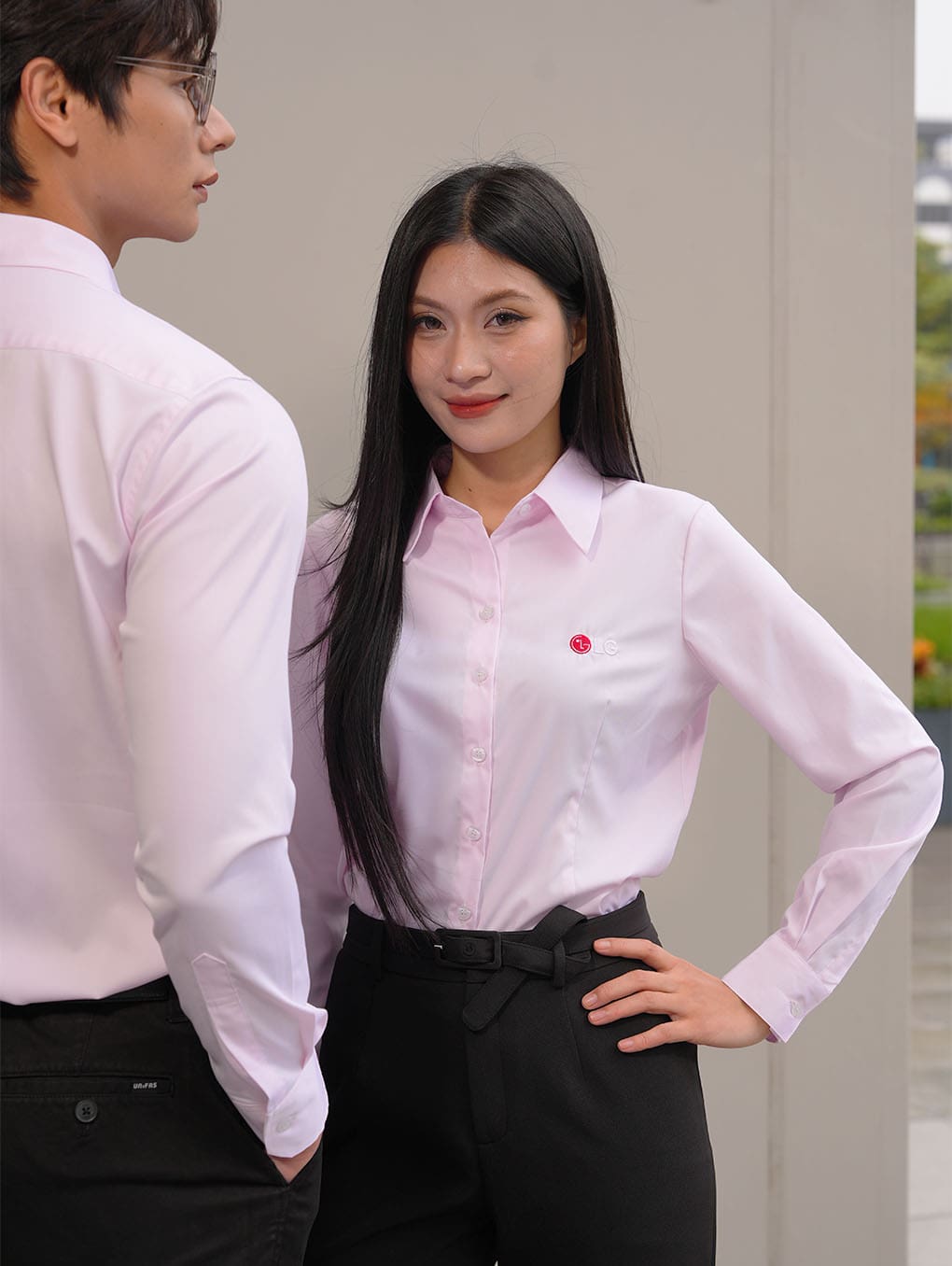 Mẫu Áo Sơ Mi Đồng Phục Công Ty LG Chất Vải Cao Cấp - Ảnh 4