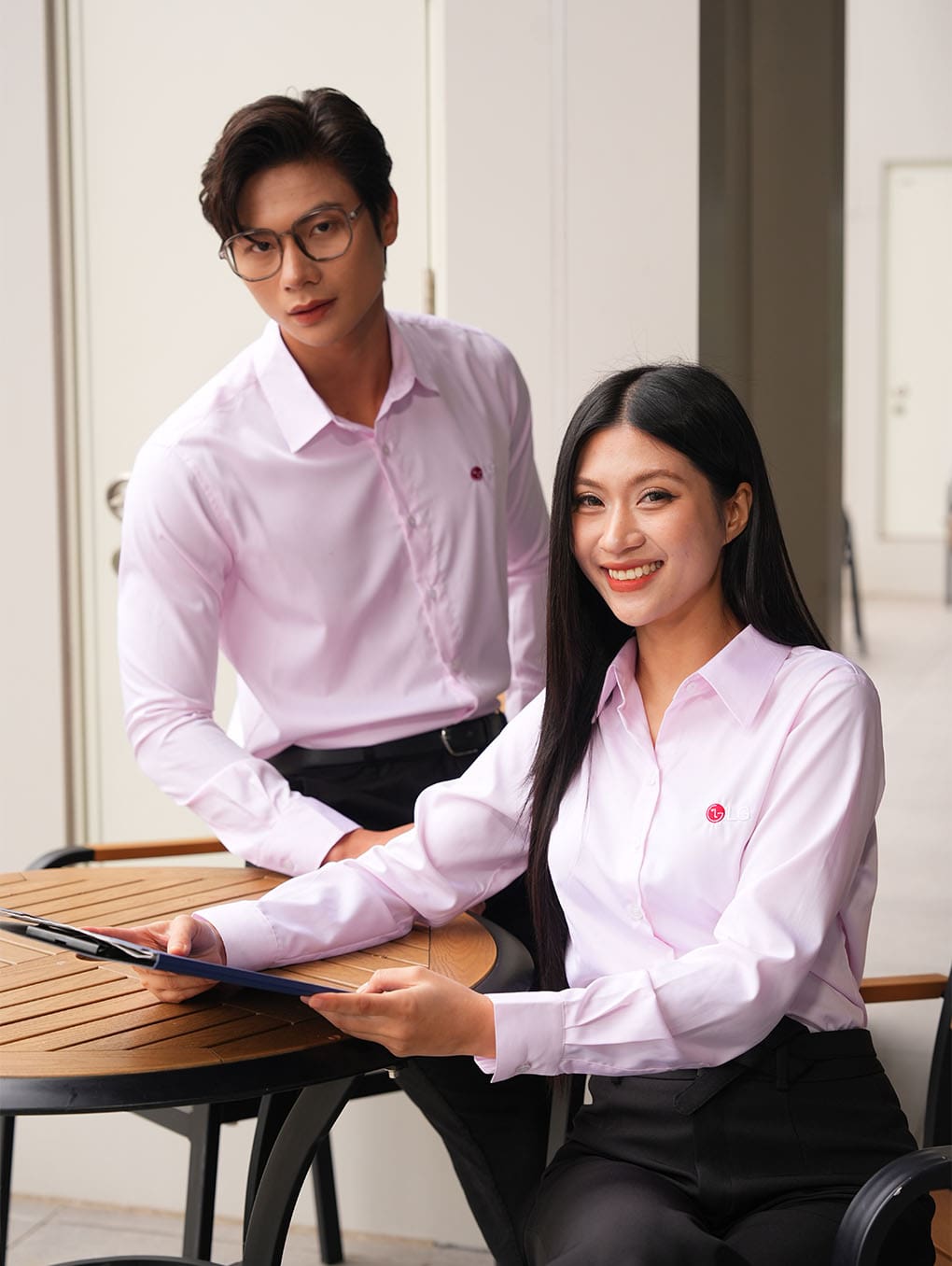 Mẫu Áo Sơ Mi Đồng Phục Công Ty LG Chất Vải Cao Cấp - Ảnh 3