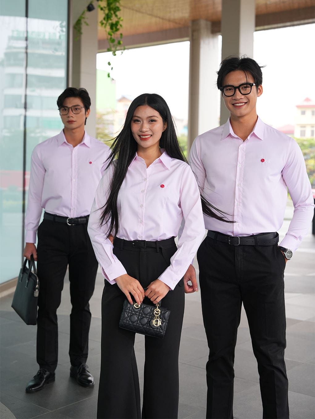 Mẫu Áo Sơ Mi Đồng Phục Công Ty LG Chất Vải Cao Cấp - Ảnh 2