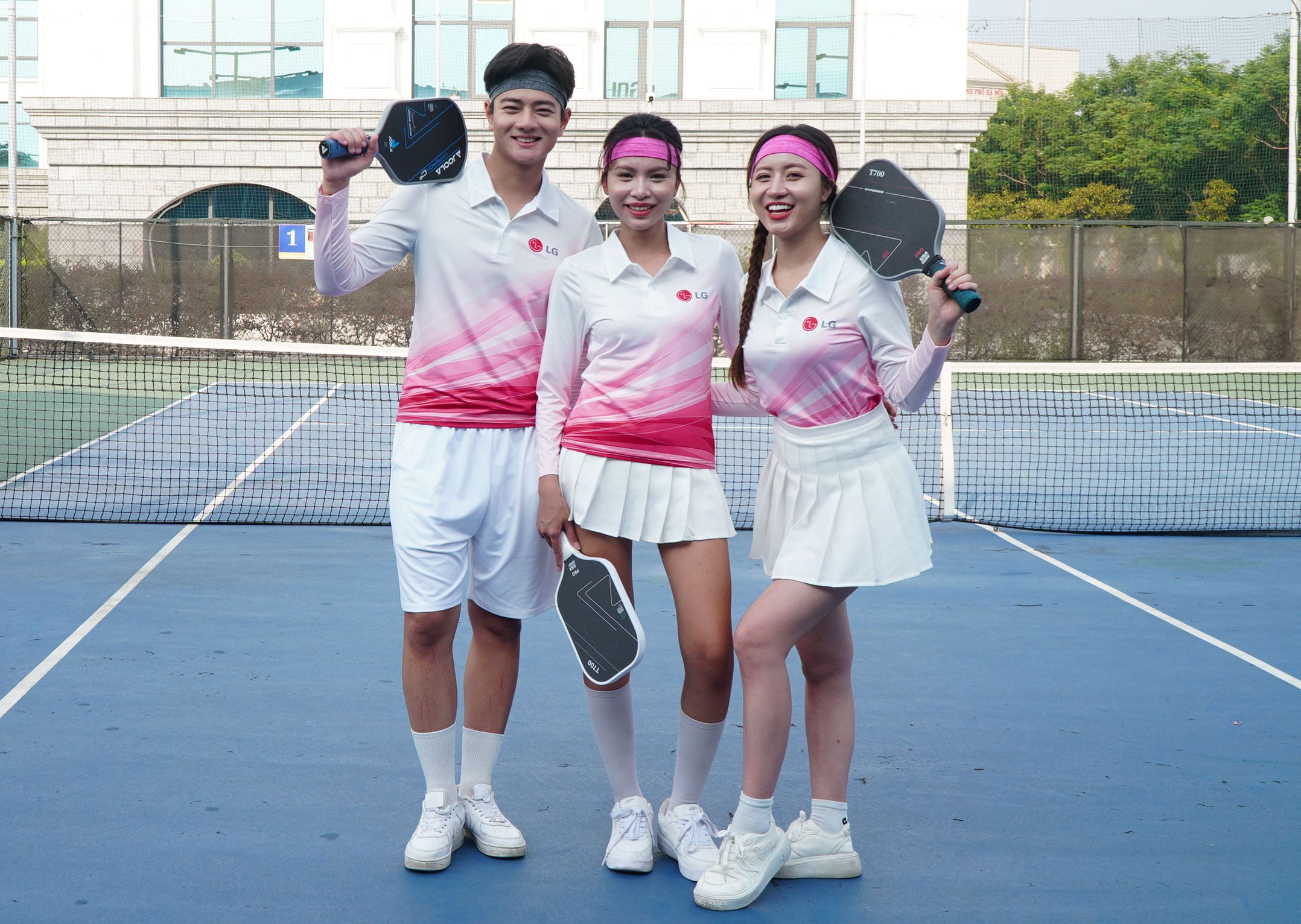 Mẫu áo thun đồng phục pickleball dài tay