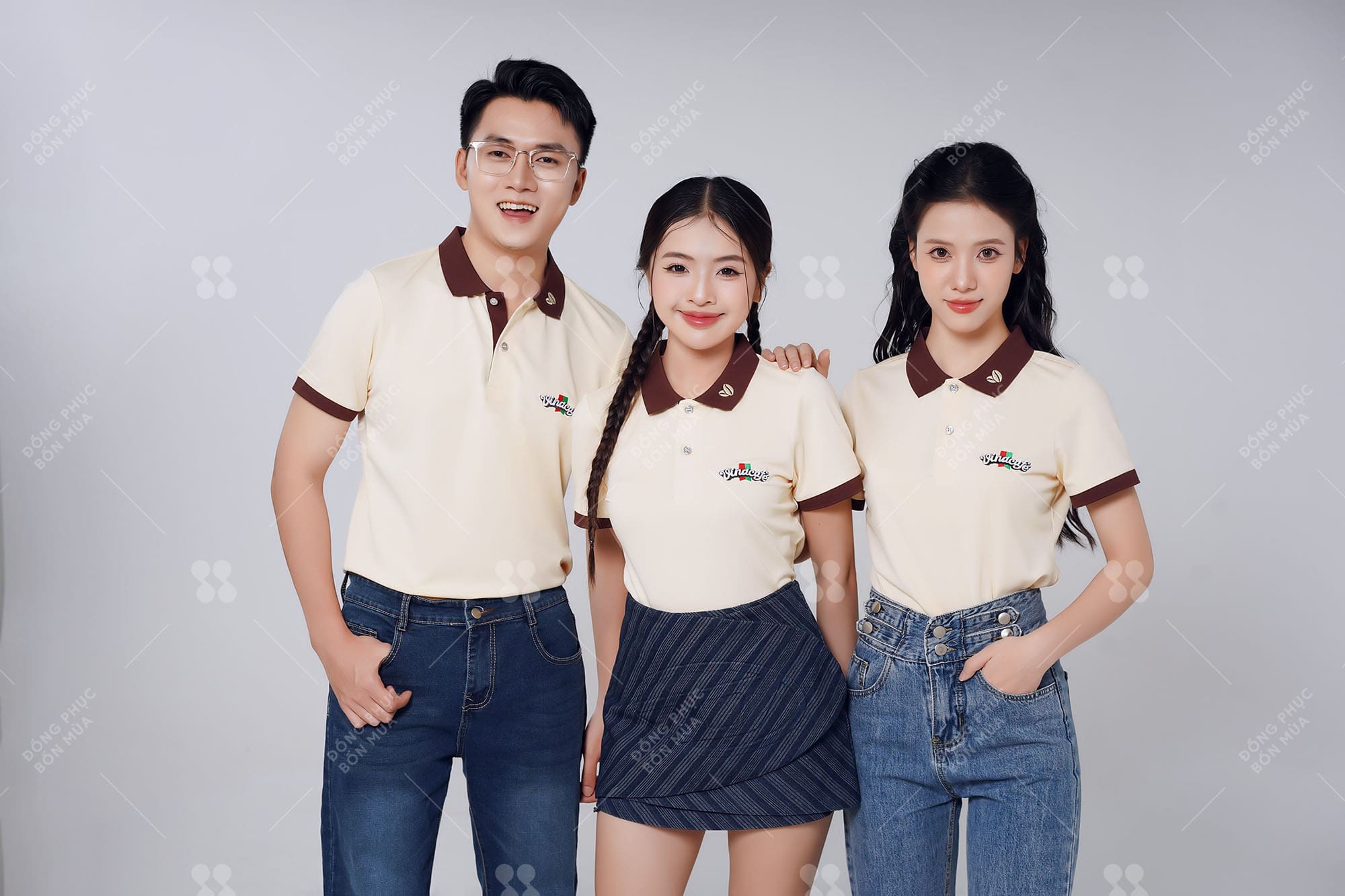 Mẫu áo polo đồng phục cổ thêu mới nhất 2026