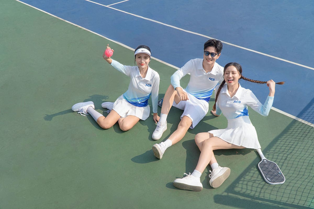Áo đồng phục pickleball dài tay thiết kế cho cả nam và nữ