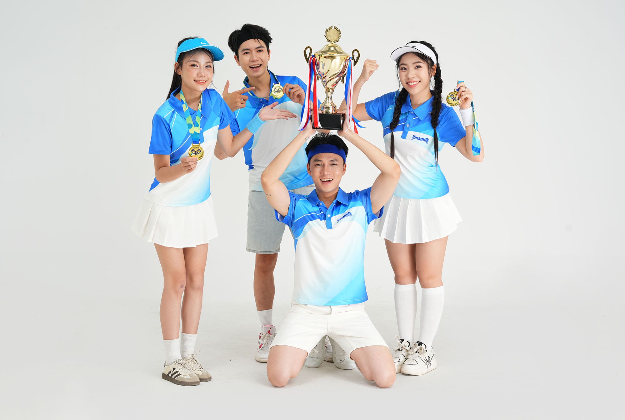 Mẫu dồng phục thể thao pickleball form chuẩn, chất liệu thoáng khí