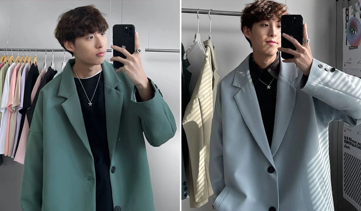 Mẫu áo blazer đồng phục công sở chất vải Cashmere Italia
