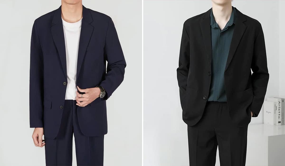 Mẫu áo blazer đồng phục công sở vải kaki ATC