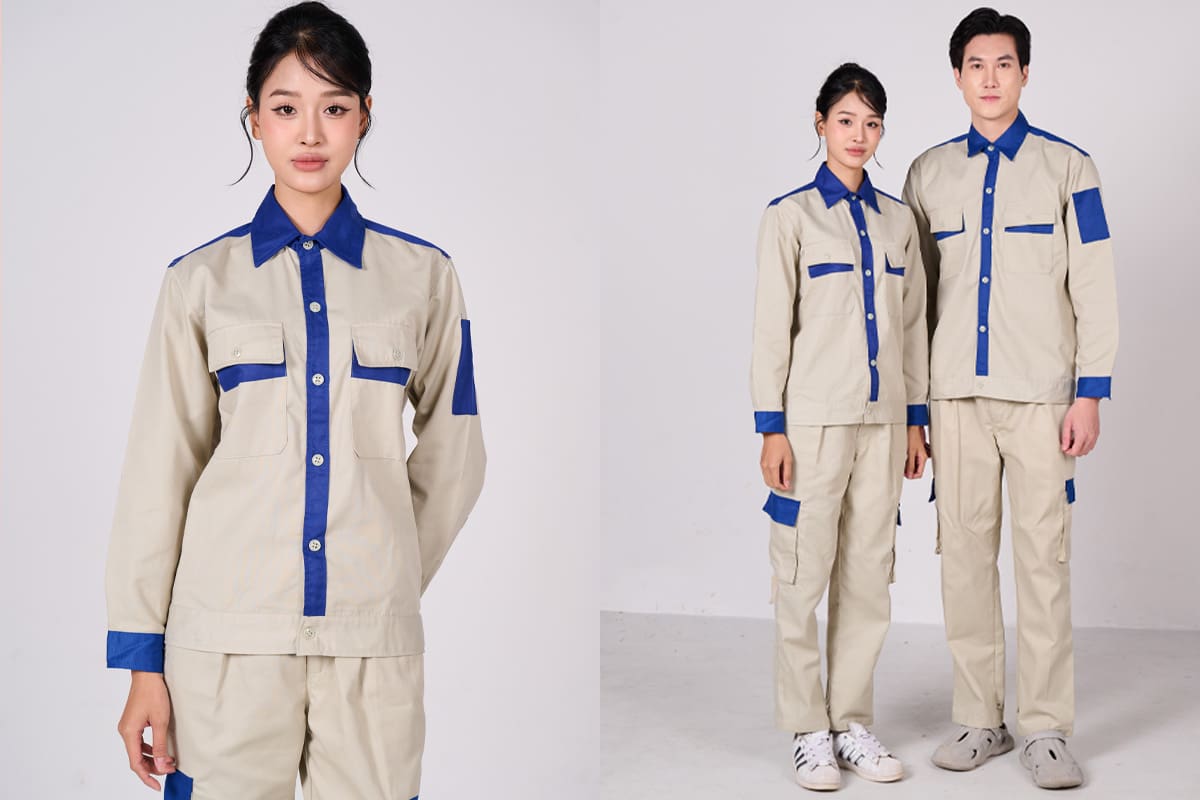 Bộ đồ bảo hộ lao động kỹ sư bền, chất lượng