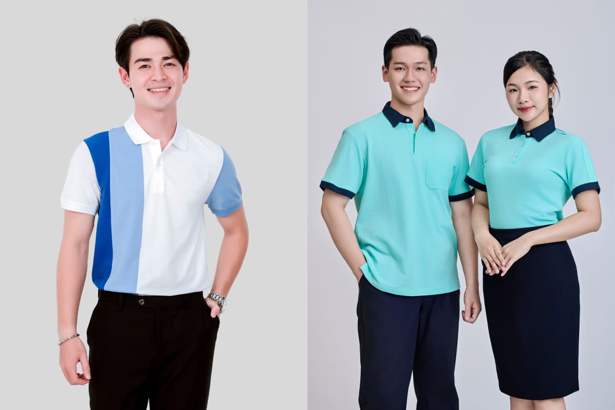 Đồng phục áo polo lễ tân nha khoa