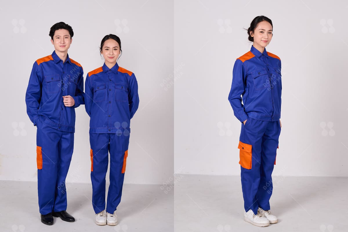 Đồng phục nhân viên trạm xăng dầu bền, đẹp