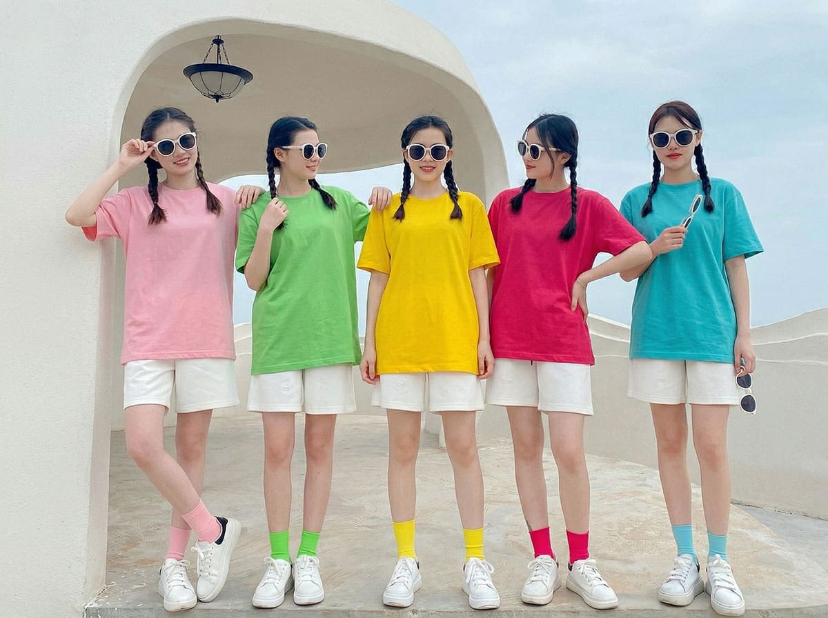 Mẫu áo phông nhóm du lịch