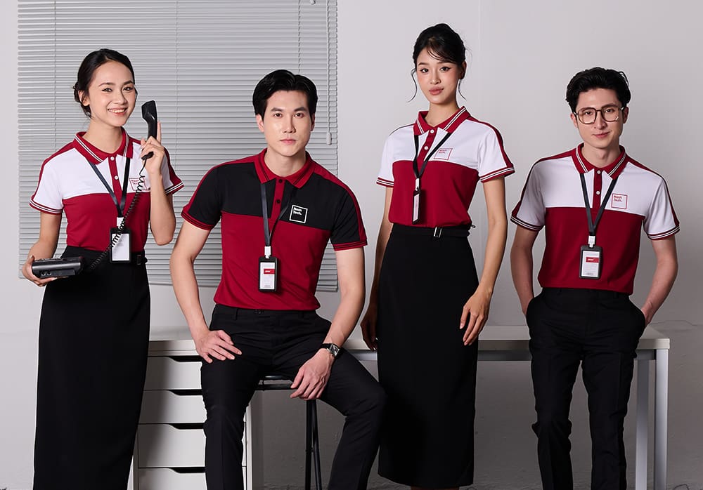 Mẫu áo polo đồng phục công ty nashtech chất vải cao cấp thoáng khí