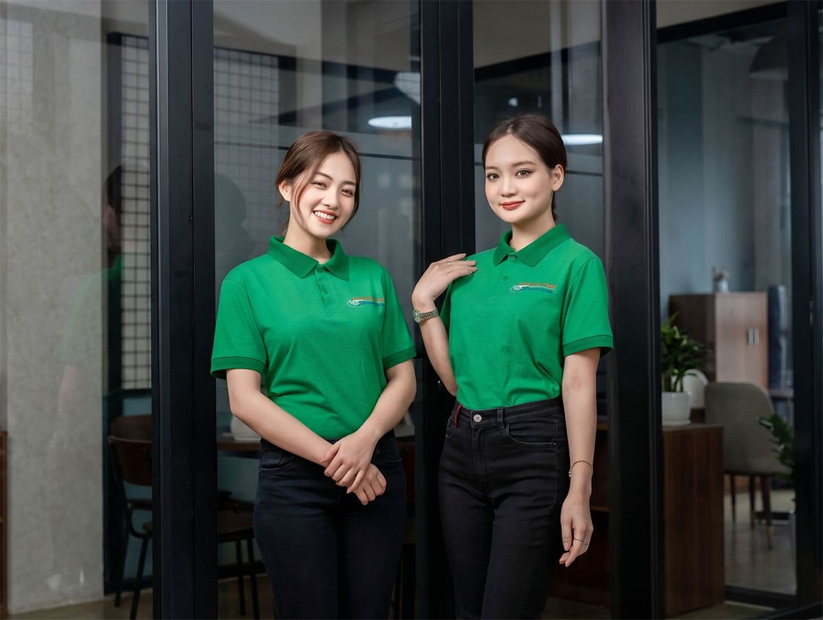 Mẫu áo thun polo đồng phục công nhân