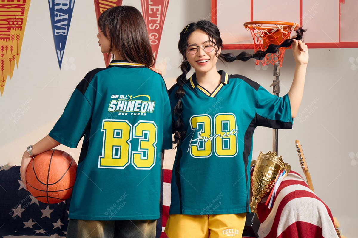 BST áo lớp polo oversize Hoopster