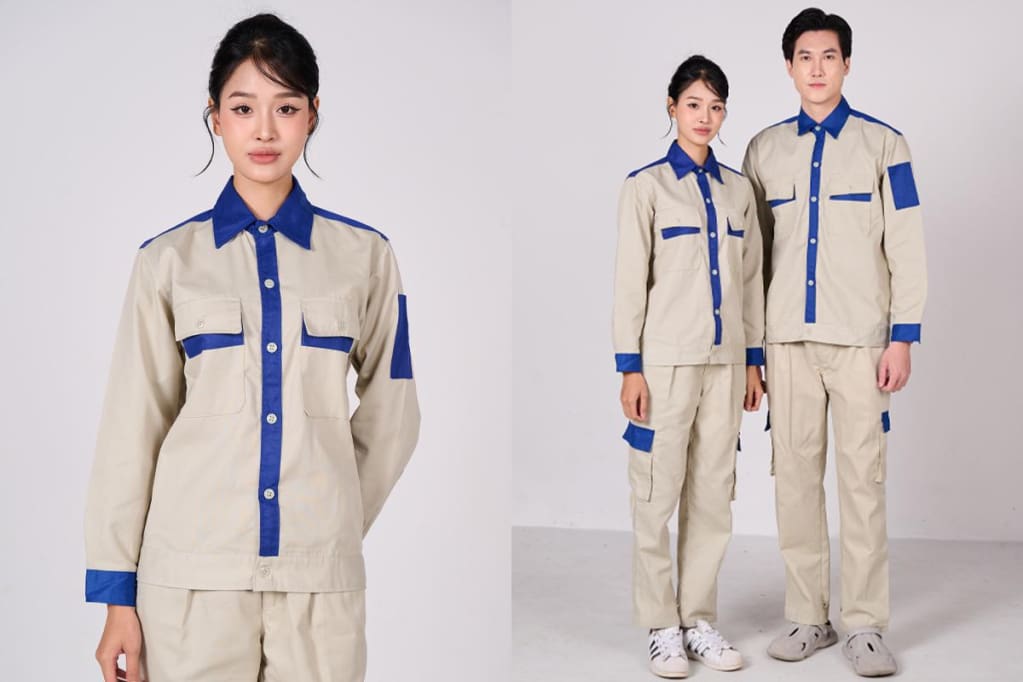 Mẫu đồng phục bảo hộ lao động thiết kế chuẩn form