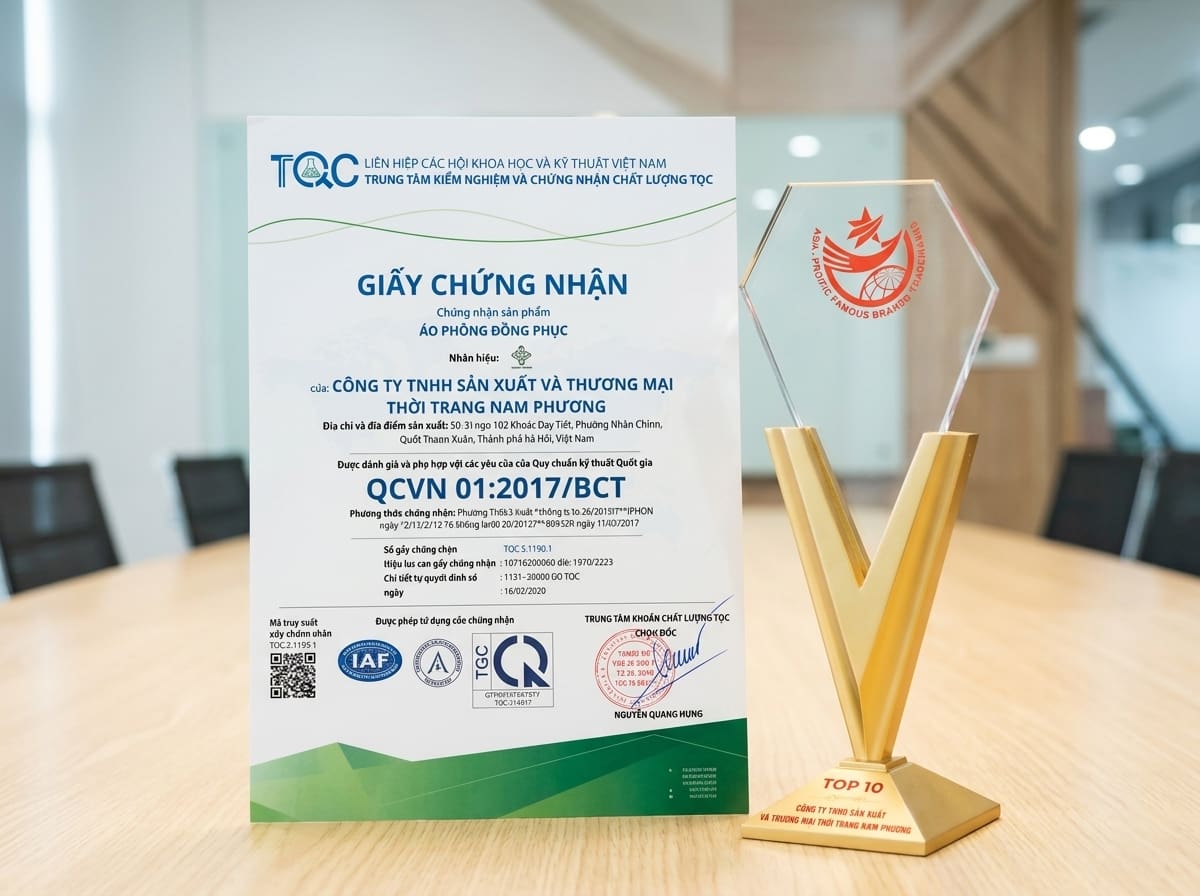 Giấy chứng nhận QCVN 01:2017/BCT