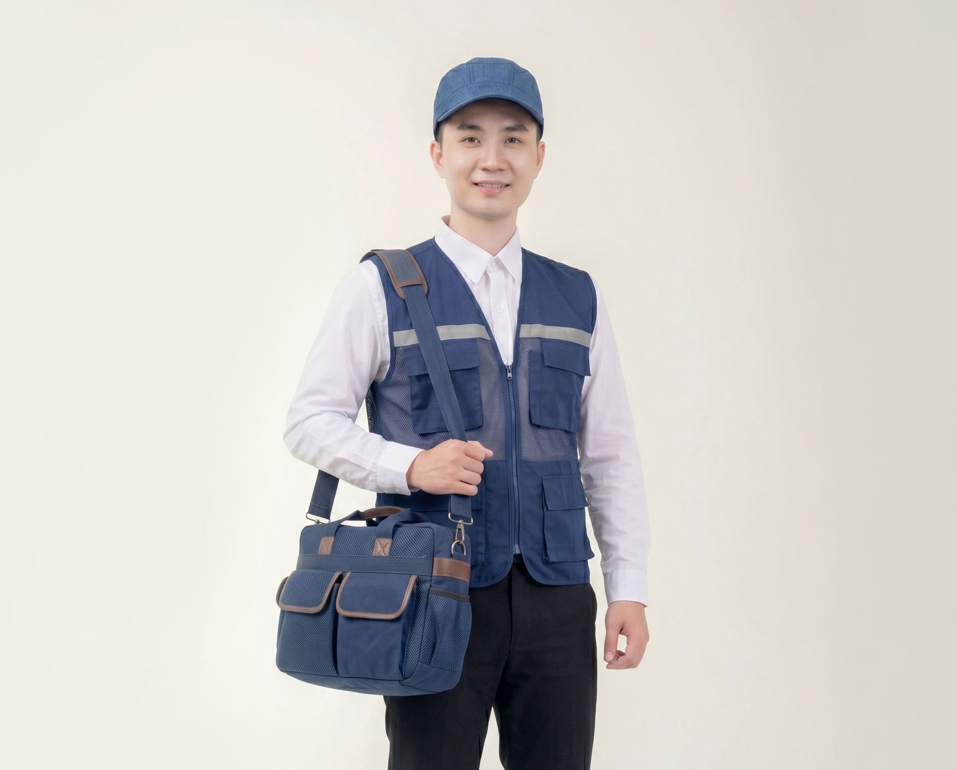Mẫu gile đồng phục bảo hộ vải kaki pangrim Hàn Quốc