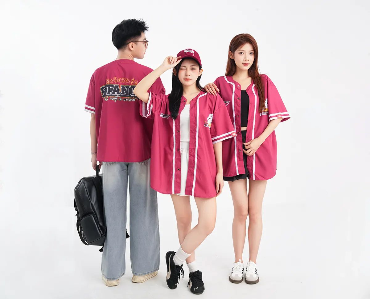 Mẫu áo sơ mi đồng phục nhóm