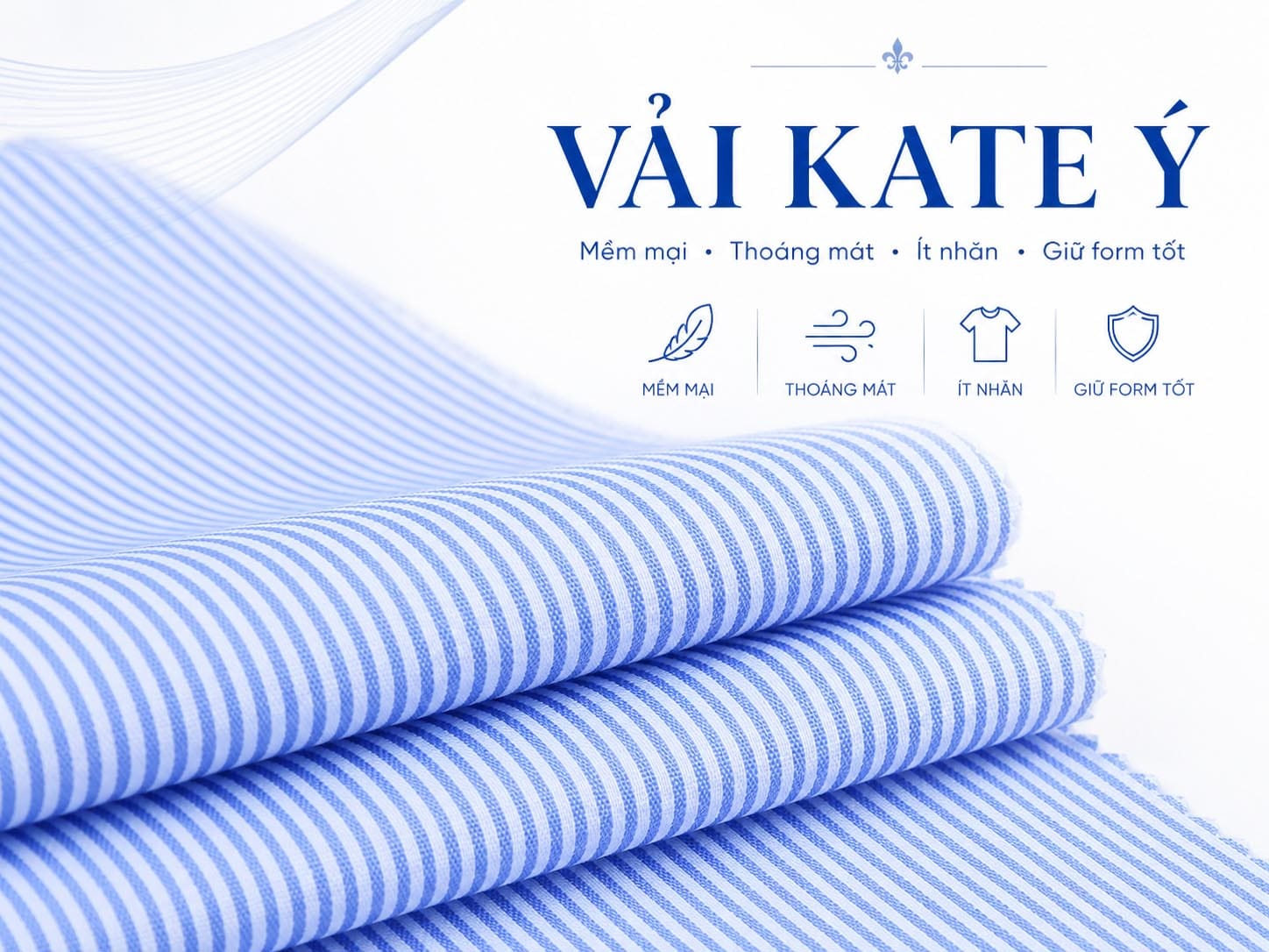 Chất vải may đồng phục Kate Ý